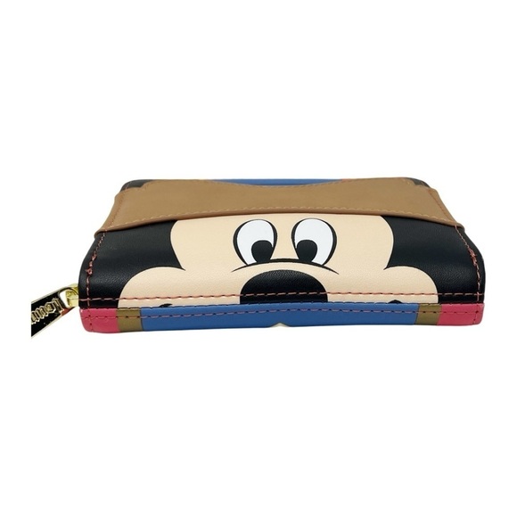 Loungefly Disney Three Musketeers Mickey Mouse Zip Wallet - Picture 2 of 7